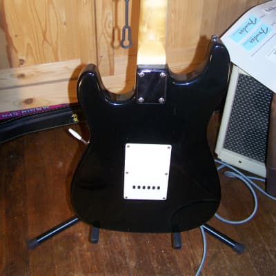 Strat Style Guitar, unbranded, Black image 7