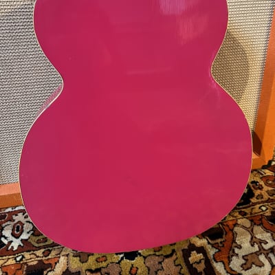 Vintage 1950s Kay K22 Jumbo Flat Pink Acoustic Guitar *Ex. Ronnie Lane Studios* image 19