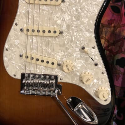 Fender Deluxe Player Stratocaster 2013 Brown Sunburst(w/gig bag) image 6