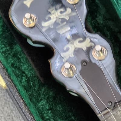 Deering Eagle II 5 string banjo 2016-ish - stained natural wood image 7
