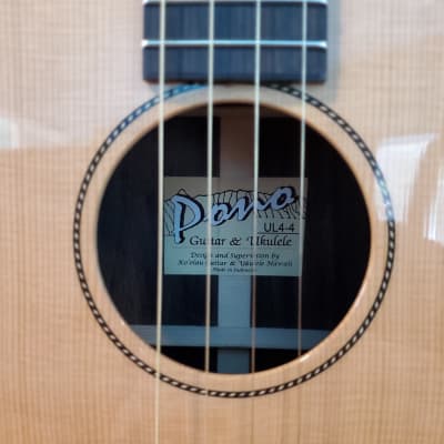 Pono Pro Classic 2021 UL4-4 Cedar/Rosewood Steel String Tenor Guitar/ Baritone Ukulele image 11