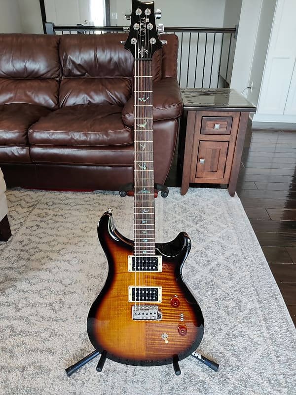 PRS 35th Anniversary SE Custom 24 2020 - Black Gold Burst | Reverb