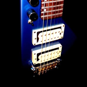 SILVER STREET TAXI  1982 Metallic Blue.  Model TG-II. Very Early Guitar. EXTREMELY RARE. image 2