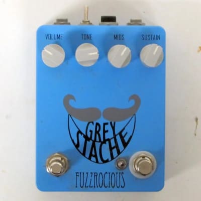 Reverb.com listing, price, conditions, and images for fuzzrocious-grey-stache