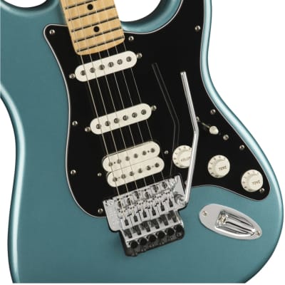 Fender Player Series Stratocaster HSS with Floyd Rose, Tidepool Finish - MIM image 3