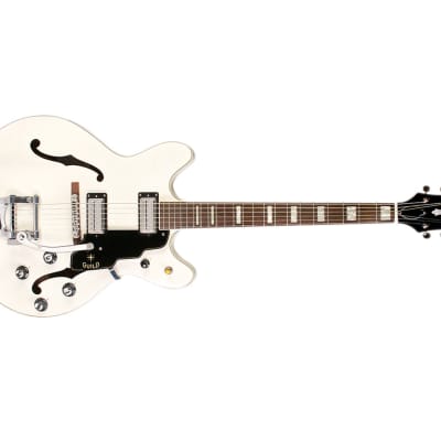 Guild Starfire V w/ Guild Vibrato Tailpiece - White - B-Stock image 4