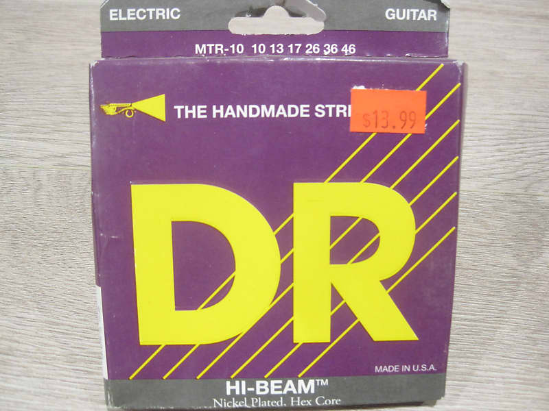 DR MTR-10 Hi-Beam Nickel Plated Hex Core 10-46 Electric Guitar Strings MTR10 image 1