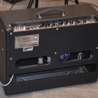 Fender Hot Rod Deluxe Combo=rare first series made in USA 1990s*has newer 12" Eminence Patriot Texas Heat speaker*this amp sounds really great+powerful for stage+studio=pure Blues/Rock tone image 8