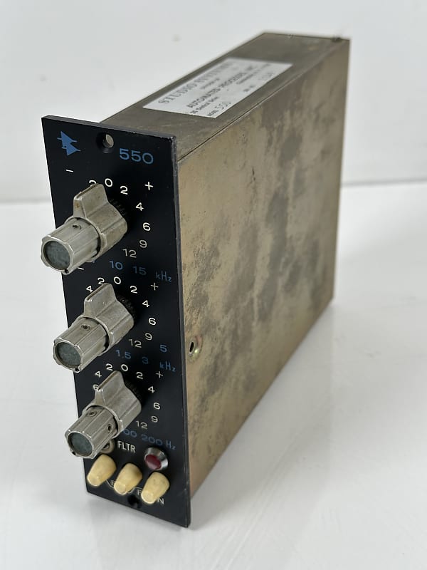 API 550 Equalizer #1249 (Vintage): 500 Series 3-band EQ image 1