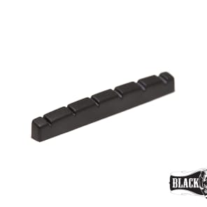 Graph Tech PT-5042-00 BLACK TUSQ XL 1-3/8" Slotted Flat-Bottom Strat-Style Nut