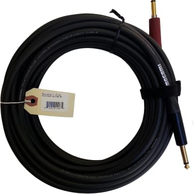 Mogami Platinum GUITAR-40 Instrument Cable, 1/4" TS Male Plugs, Gold Contacts, Straight Connectors with silentPLUG, 40 Foot. image 2