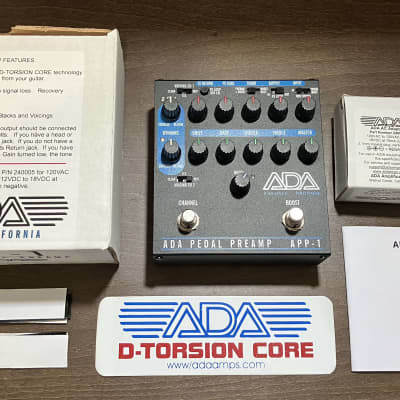 Reverb.com listing, price, conditions, and images for a-da-app-1-pedal-preamp