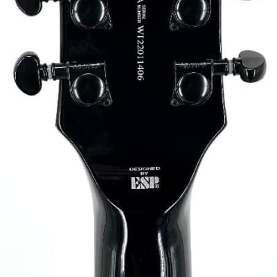 ESP Ltd EC401 Electric Guitar w/ EMG 81/60 Pickups Gloss Black Ser#: WI22011406 image 8