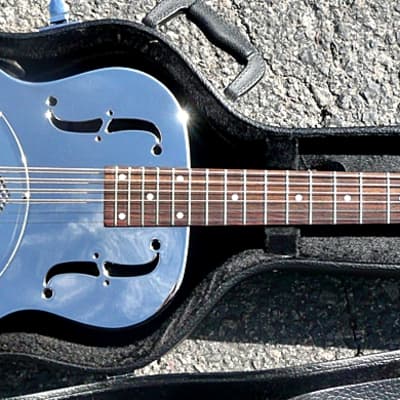 REGAL RC-2 Reso Resonator Round Neck Acoustic Guitar w Hardshell Case - Mint Cond - Free Shipping image 10