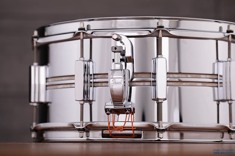 Pearl DUX1465BR DuoLuxe Inlaid 14''x6.5'' Snare Drum - Chrome