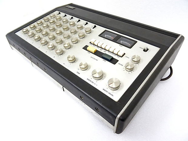 Yamaha EM-130 Vintage Analog Beatbox Drum Machine Mixer Amplifier with  Spring Reverb RARE