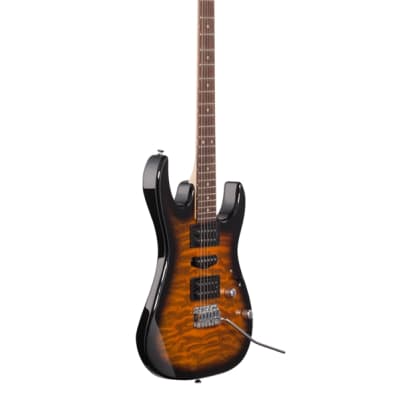 Ibanez Gio GRX70QA Electric Guitar Sunburst image 8
