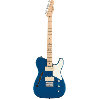 Squier Paranormal Cabronita Telecaster Thinline Electric Guitar - Lake Placid Blue image 2