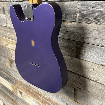 (17277) Fender Road Worn '50s Telecaster 2019 - Purple Metallic image 3