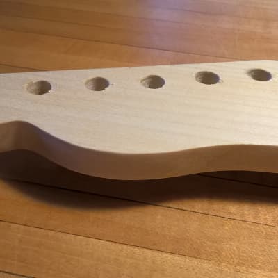 Telecaster Neck -- Unknown Brand; Maple Fretboard; New Condition (Never Installed); w/ Nut image 6
