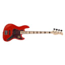 Sire Marcus Miller V7 Vintage 2nd Gen Bass, 4 Ash BMR Bright Metallic Red, Bag