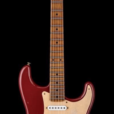 Fender Custom Shop Limited Edition 1954 Roasted Stratocaster Journeyman Relic - Cimarron Red #0227 image 5