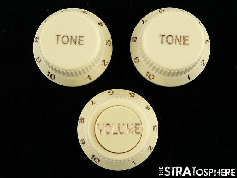 Fender Ultra Stratocaster Strat GUITAR KNOBS, Volume Tone Reverb