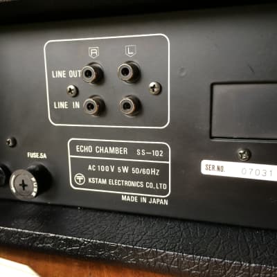 KASTAM SS-102 (custom) Tape echo. 8 track. late 1970s Black KASTAM SS-102 (custom) Tape echo. 8 track. late 1970s Black