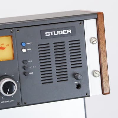 1980s Studer A 810 Stereo 2-Track Analog A810 Tape Recorder 1/4” Recording Machine A810-VUK w/ VU Meter Bridge from Indigo Ranch Studios image 8
