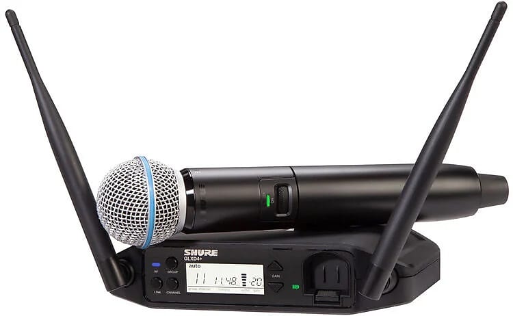 Shure GLXD24R Wireless Vocal System W BETA 58A Chicago Music