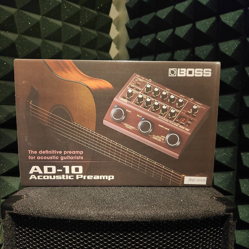 アンプ BOSS AD-10 Acoustic Preamp Amazon.com: BOSS Acoustic Guitar Hardware (AD-10), Brown