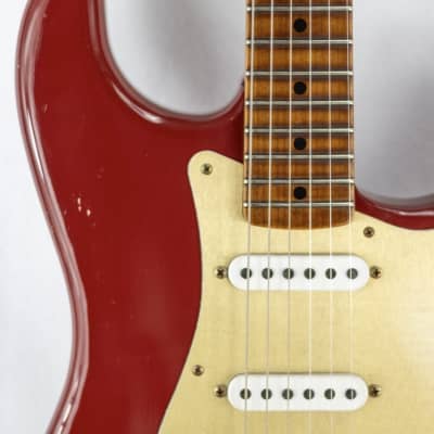 Fender Custom Shop Limited Edition 1954 Roasted Stratocaster Journeyman Relic Roasted Maple Fretboard Cimarron Red image 10