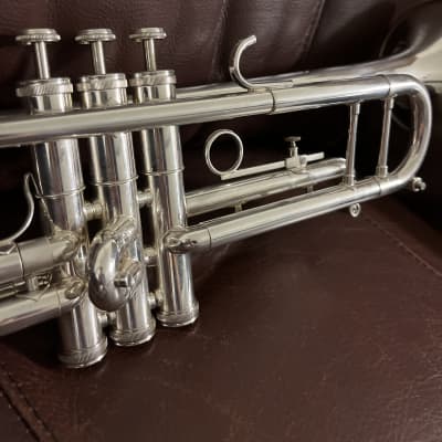 Getzen Eterna 700S Bb Trumpet SN P-13689 (Silver plated) image 13