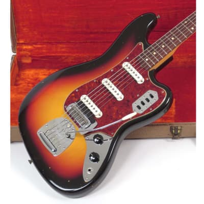 Fender Bass VI 1963 Sunburst ~ Slab Board ~ Original Case image 1