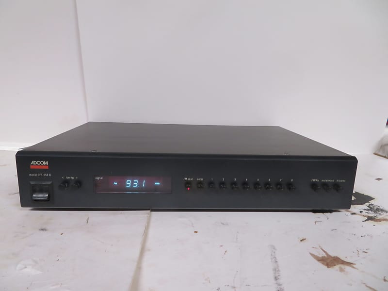 Adcom GFT-555ii mid 1980&#039;s - black  			