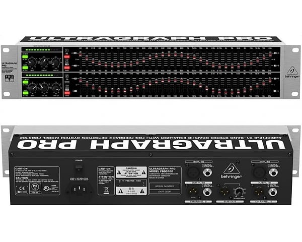 🧇 Behringer FBQ3102HD - Ecualizador Gráfico Estéreo de 31 Bandas