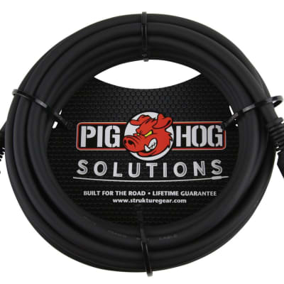Pig Hog Solutions PMID15 - 15ft MIDI Cable Black Instrument Interface - New