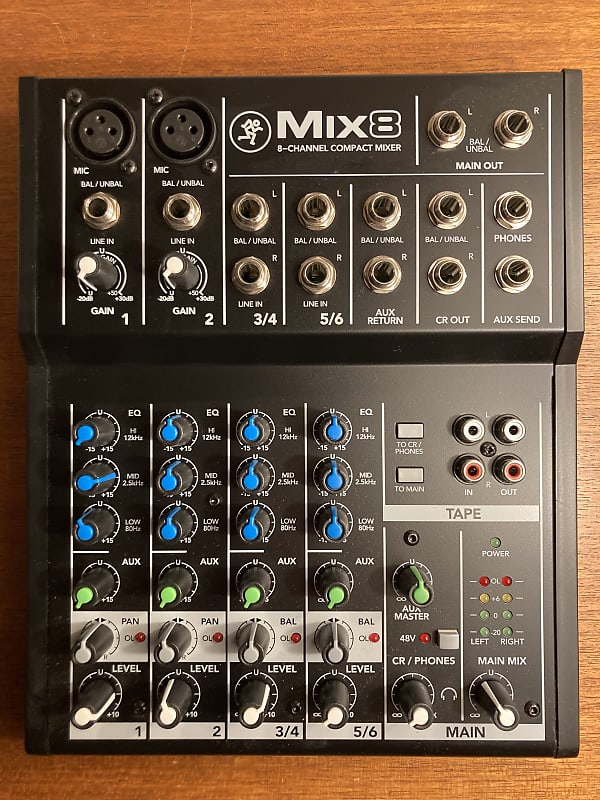 Mackie Mix8 8-Channel Compact Mixer image 1