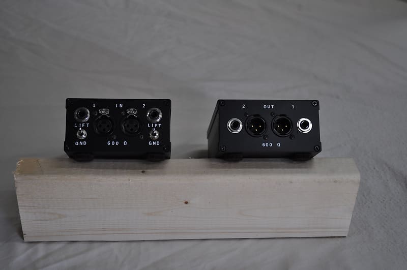 Line Isolation Transformer 600600/10K OHM Black Reverb