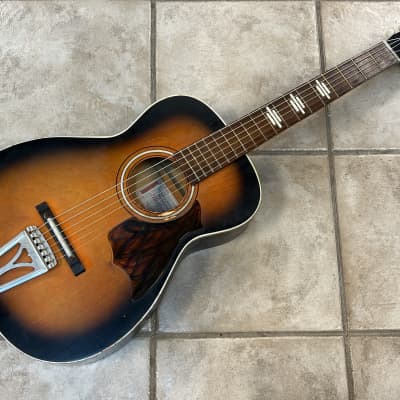 1960s Harmony Model 319 Parlor Size Acoustic Guitar | Reverb