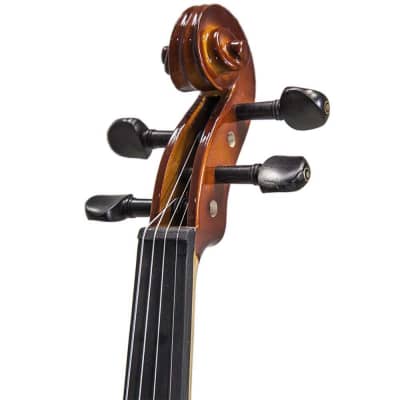 Sky Music Student 15" Viola with Case Brazilwood Bow, Shoulder Rest and Rosin image 7