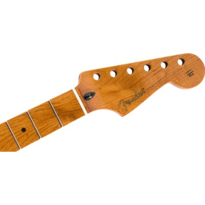 Fender Roasted Maple Stratocaster Neck, 21 Narrow Tall Frets, 9.5",  Modern C Shape image 3