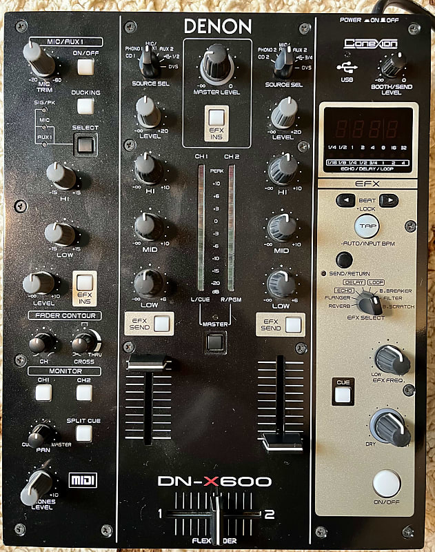 Denon DN-X600 DJ Mixer Hybrid Digital Analogue | Reverb