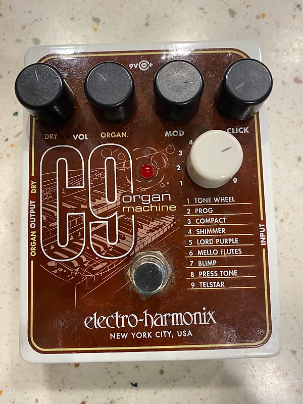 Electro-Harmonix C-9 Organ Pedal Brown