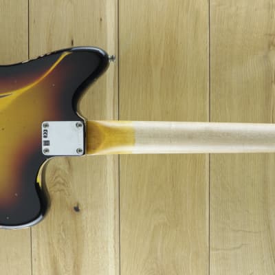 Fender Custom Shop Dealer Select CuNiFe Wide Range Jazzmaster Heavy Relic, 3 Tone Sunburst , Left Handed R124696 image 2