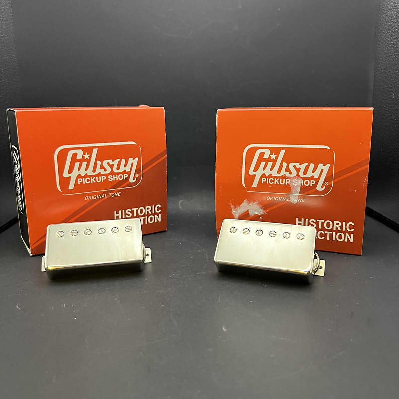 Gibson   Custombucker Matched Set Humbucker Pickups Nh image 1
