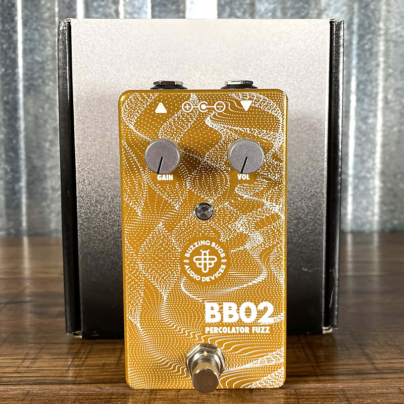 Buzzing Bugs Audio Devices BB02 Percolator Fuzz Guitar Effect Reverb