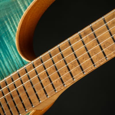 Suhr Modern - Bahama Blue/Roasted 5A Birdseye Maple Neck 2023 image 9