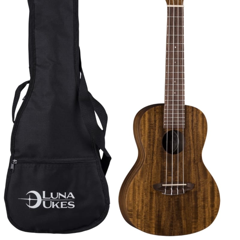 Luna Guitars Bamboo Soprano Ukulele w/ Gigbag, UKE BAMBOO S | Reverb