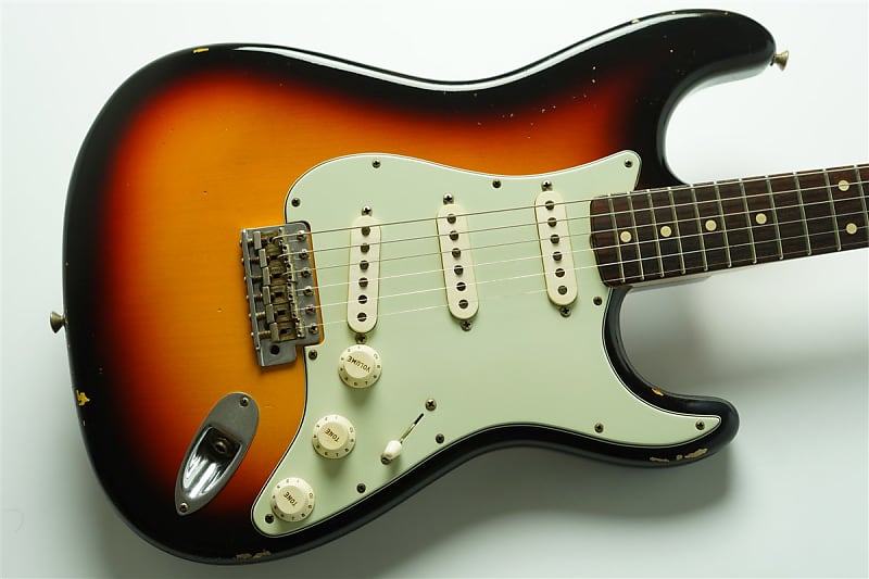 Fender Custom Shop Masterbuilt Dennis Galuszka 1961 Stratocaster Journeyman Relic  2016 - Sunburst [BG] image 1
